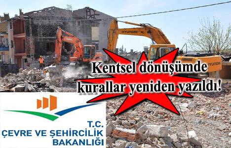 Kentsel Dönüşüm Kanununun uygulama yönetmeliğinde değişiklik!