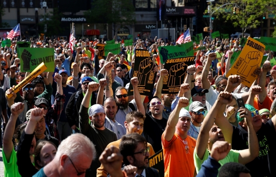 New York ta inşaat çalışanları Ben de varım dedi!