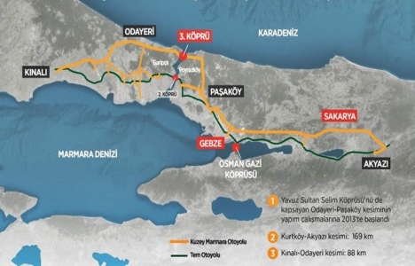 Kuzey Marmara Otoyolu için 2.8 milyar dolarlık finansman!