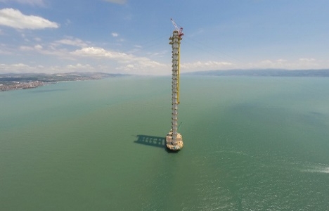 İzmit Körfez Geçiş Köprüsü nden son durum fotoğrafları!