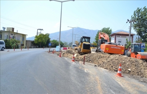 Mersin Bozyazı'da asfalt çalışması başladı!
