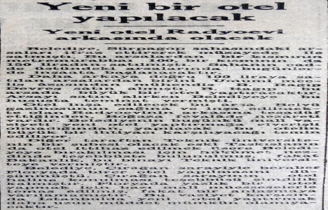 1947 yılında Surp Agop sahasında büyük bir otel yapılacak!