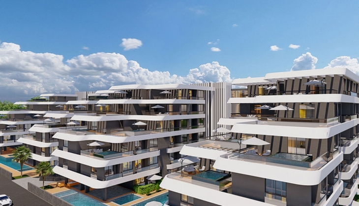 The Love Collection Antalya yüzde 50 si peşin, kalanı teslime kadar taksitle satışta! Yeni proje!