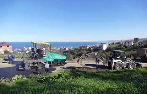 Trabzon Sarıtaş’ta asfalt sevinci!
