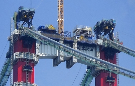 1915 Çanakkale Köprüsü nün ilk tabliyesi yerleştirildi!