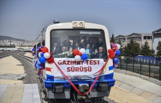 GAZİRAY Banliyö Hattı nda test sürüşleri başladı!