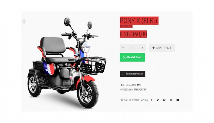 Yuki elektrikli üç tekerlekli PONY X motosikletin Haziran ayı fiyatı güncellendi! İşte 17 Haziran 2022 fiyat listesi!
