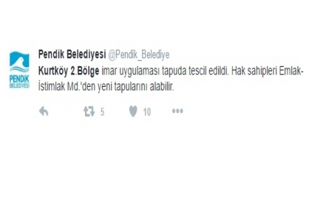 Kurtköy 2.Bölge imar uygulaması tapuda tescil edildi!
