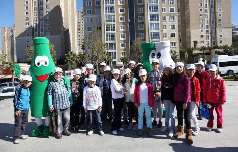 Ataşehirli öğrenciler, Cam Yeniden Cam projesini destekliyor!