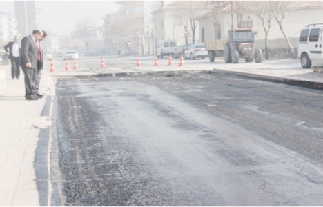 Konya Karapınar'da yollar asfaltlanıyor!