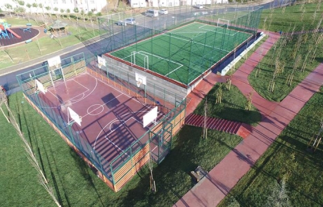 Taşoluk TOKİ mahalle parkları hizmete açıldı!