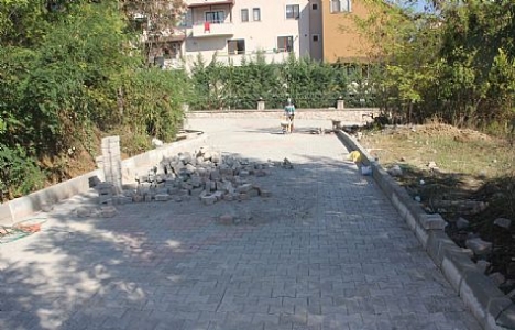 Gölcük'te parke çalışmaları hız kazandı!