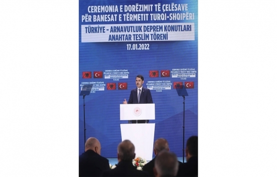 Arnavutluk Laç taki deprem konutları teslim edildi!