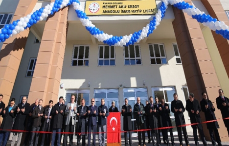 Gölbaşı Mehmet Akif Ersoy İmam-Hatip Lisesi açıldı!