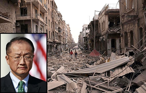 Jim Yong Kim: Suriye'nin yeniden inşası 180 milyar doları bulur!