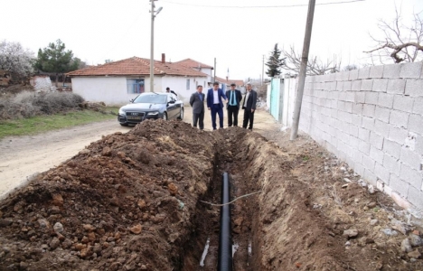 Kula Sandal mahallesinin altyapısı yenileniyor!