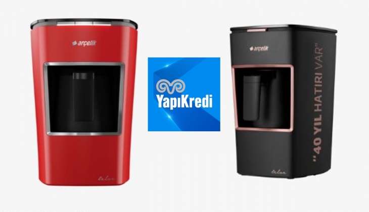 Yapı Kredi mobil müşterilerine özel Arçelik Telve’lerde yüzde 40 indirim!