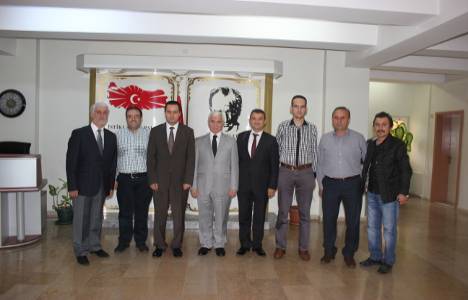 Mobilyacı İş Adamları Derneği Kaymakam Osman Ateş’i ziyaret etti!