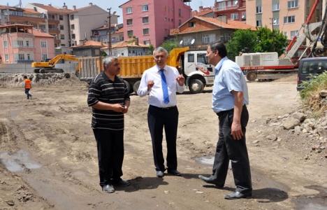 Isparta Çelebiler otopark inşaatı çalışmaları hızlandı! 
