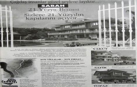 1995 yılında Acarkent te 245.000 dolara villa!