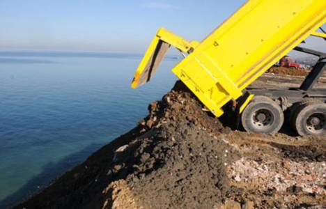 Denize hafriyat dökümüne takip geliyor!