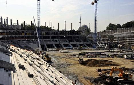 Vodafone Arena Stadyumu son durum fotoğrafları!