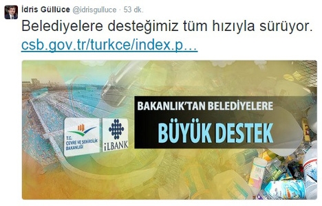 Çevre ve Şehircilik Bakanlığı nın belediyelere desteği devam ediyor!