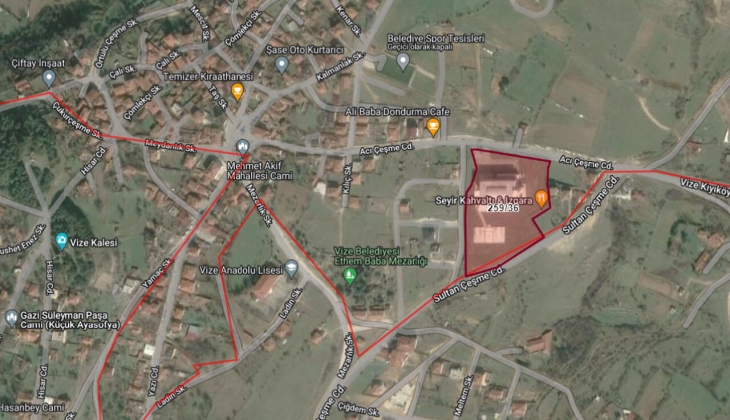 Kırklareli Vize deki Monopetra Otel ve arsası satılıyor! İhalesi 17 Temmuz da!