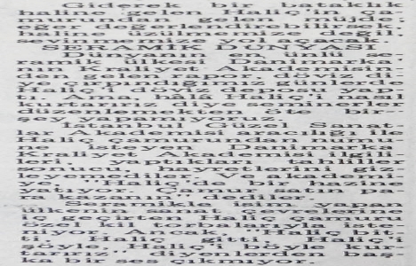 1977 yılında seramik yapımı için en iyi çamur Haliç teymiş!
