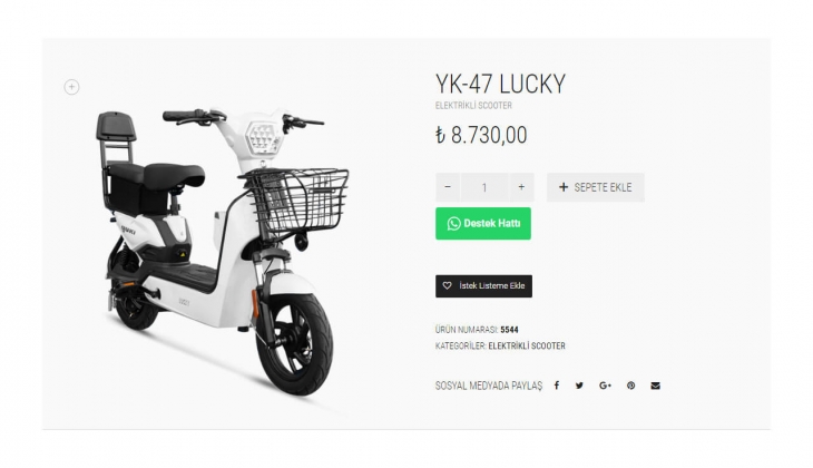 Yuki yeni YK-47 LUCKY elektrikli motosiklet ne kadar? İşte 3 Mayıs 2022 fiyat listesi...