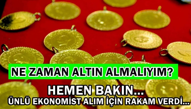 ''Ne zaman altın almalıyım?'' sorusuna ünlü ekonomistten hemen yanıt geldi! Alım için işte bu seviye