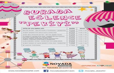 Novada Ataşehir AVM çocuklara benzersiz bir program hazırladı!