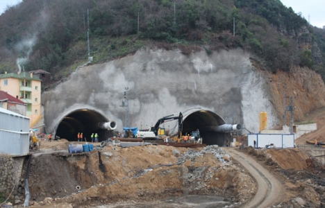 Trabzon Akyazı Tüneli'nde sona yaklaşıldı!