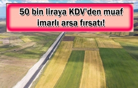 Milli Emlak'tan 50 bin TL'ye KDV'den muaf arsa! İmarlı arsa fırsatını sakın kaçırmayın!