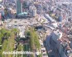 Taksim Gezi Parkı ve Yayalaştırma projesinin havadan görüntüleri!
