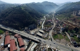 Trabzon'daki Kanuni Bulvarı Boztepe güzergahında afet riski!
