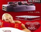 Doğtaş'tan Türkiye'nin ilk aşk yatağı Lovely ve aşk koltuğu Sofa D'Amore'da indirim!