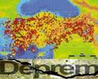 Türkiye deprem haritası!