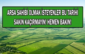 O ilde 4 adet konut imarlı arsa satılıyor! Belediye tarihi duyurdu! Arsa alacaklara fırsat!