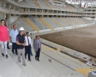 Muammer Türker Antalya Stadyumu'nun inşaatını inceledi!