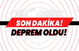 SONDAKİKA: 5 şiddetinde bir deprem oldu!