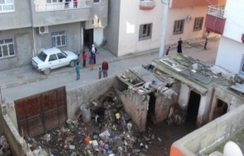 Mardin'de çöp ev tepkisi!