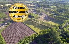 Yatırımlar Hazine arazileriyle büyüdü!