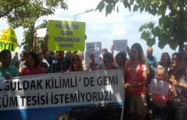 Zonguldak'ta gemi söküm tesisine tepki!