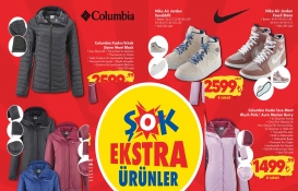 ŞOK Market'e Columbia ve Nike markalı ürünler geliyor! Fiyatları art arda açıklandı! ŞOK kataloğu 18 Şubat 2023