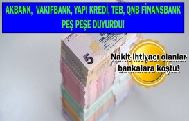 Bankalarda 3 ay ertelemeli kredi depremi! Hemen başvurun! Akbank, Vakıfbank, Yapıkredi tek tek açıkladı!