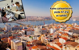 Her üç kamu çalışanından biri kiracı!