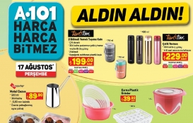 A101'de çift duvarlı, iki bölmeli yemek kabı 199 TL, Tantitom çelik termos 229 TL'ye derin tencere 379 TL'ye düştü!