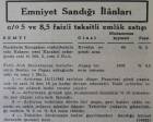 1943 yılında Hasköy'de bir arsa 40 liraya satılacakmış!