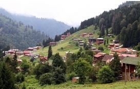 Ayder'de yayla evleri mimarisiyle ilgi çekiyor!